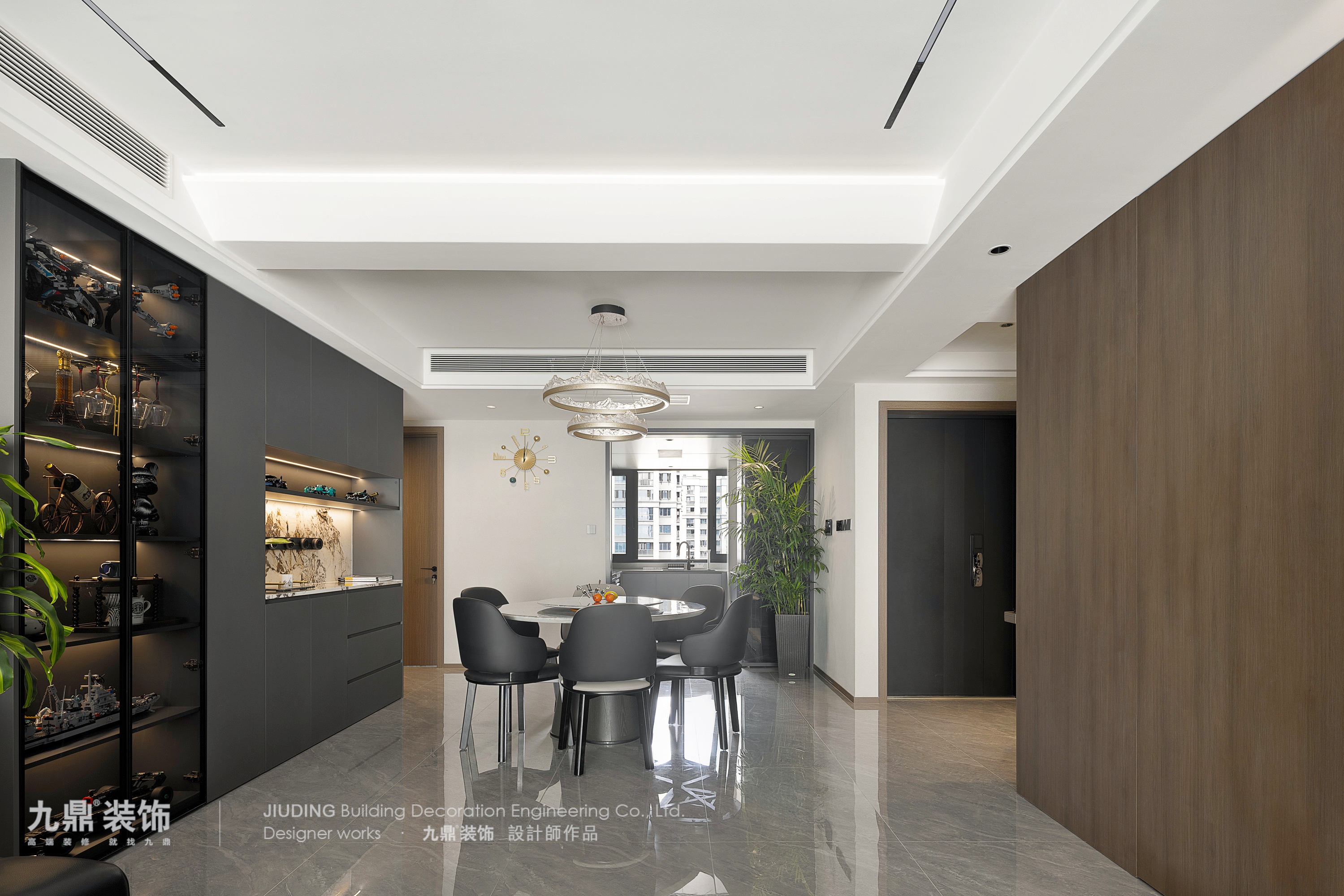 杭州行澜雅苑150㎡意式轻奢装修案例