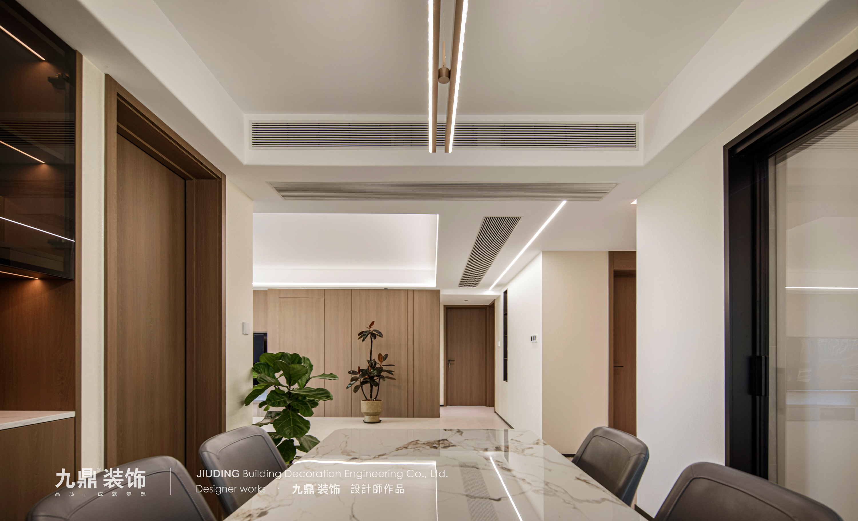 杭州现代名苑150㎡意式极简装修案例